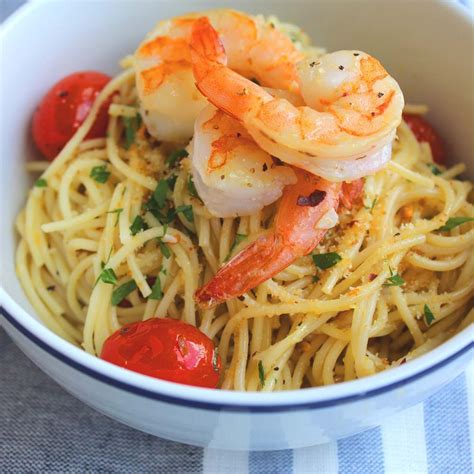 spaghetti-with-lemon-shrimp-and-bread-crumbs image