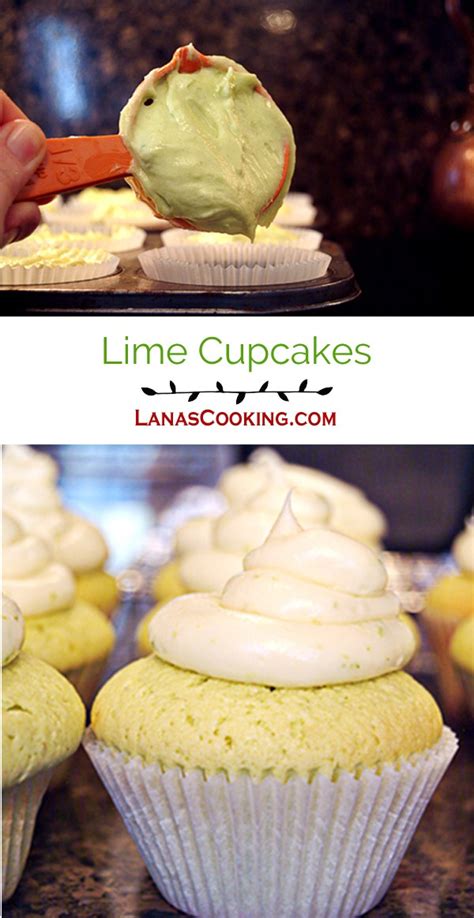 lime-cupcakes-lanas-cooking image