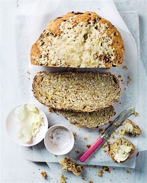 speedy-cheddar-and-onion-soda-bread-recipe-delicious image