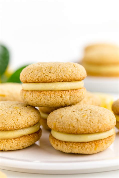 paleo-chewy-lemon-cookie-sandwiches-grain-free image
