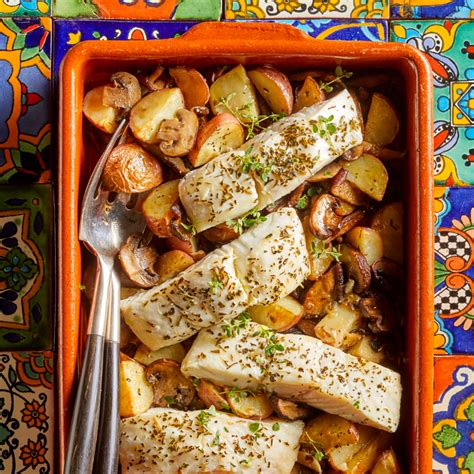 provenal-baked-fish-with-roasted-potatoes image