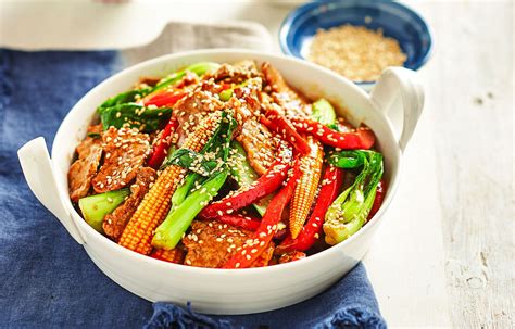 chinese-five-spice-pork-stir-fry-recipe-thats-life image