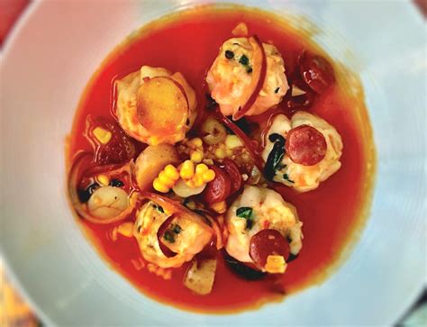 dale-taldes-shrimp-boil-shu-mai-recipe-food-republic image