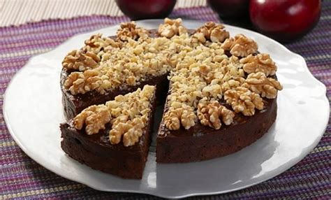 chocolate-plum-walnut-torte-california-walnuts image
