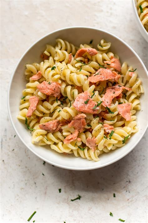 easy-smoked-salmon-pasta-salt-lavender image