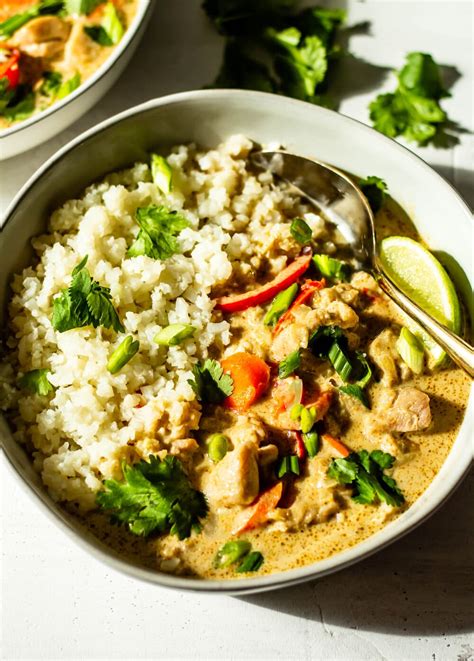 thai-inspired-green-curry-with-chicken-and-vegetables image