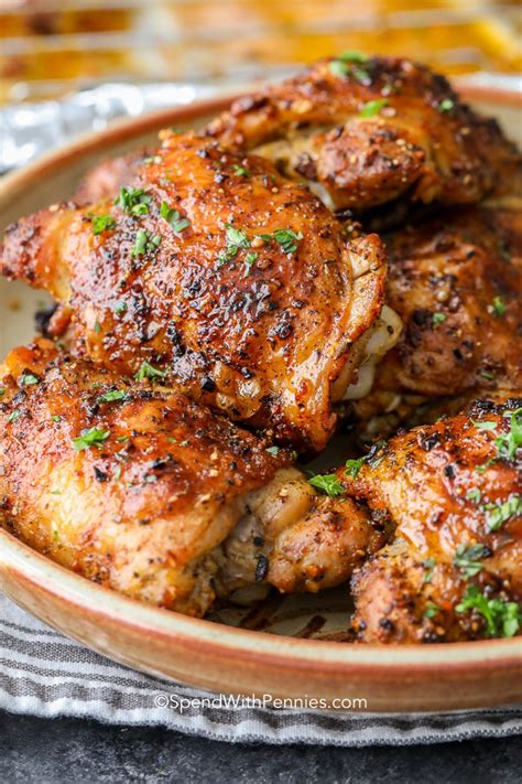 crispy-baked-chicken-thighs-perfect-every-time-spend image