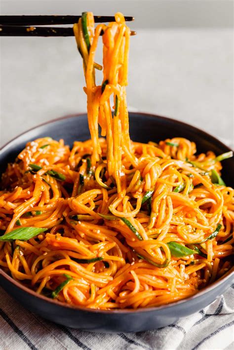 saucy-gochujang-noodles-zestful-kitchen image
