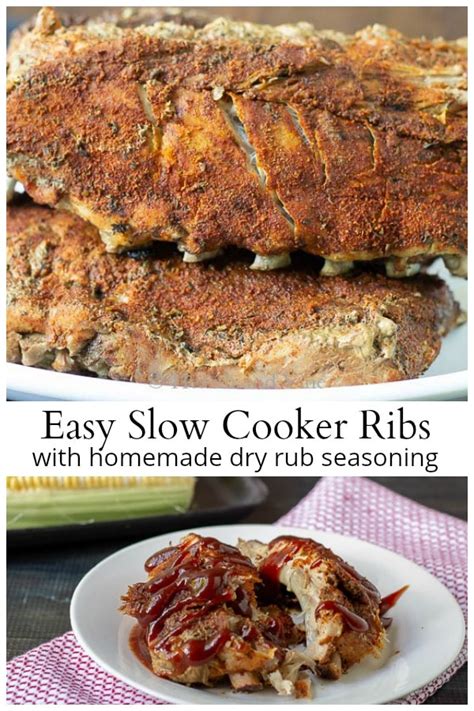 easy-slow-cooker-ribs-with-a-tasty-dry-rub-seasoning image