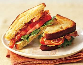 pancetta-mizuna-and-tomato-sandwiches-with-green image
