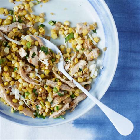 mexican-skillet-corn-with-chicken-and-cilantro image