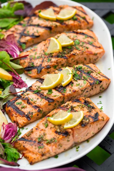 grilled-lemon-garlic-salmon-recipe-cooking image
