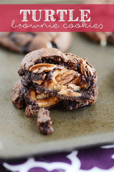 turtle-brownie-cookies-recipe-something-swanky image