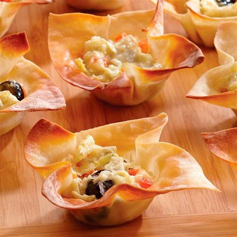 cheesy-artichoke-cups-recipes-pampered-chef-us-site image