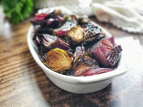roasted-balsamic-red-onions-brussels-sprouts image