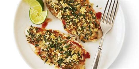tortilla-crusted-chicken-recipe-womans-day image
