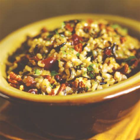 wild-rice-pilaf-with-dried-cranberries-and-pecans image