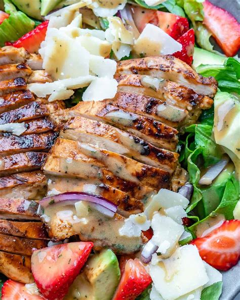 strawberry-chicken-salad-healthy-fitness-meals image