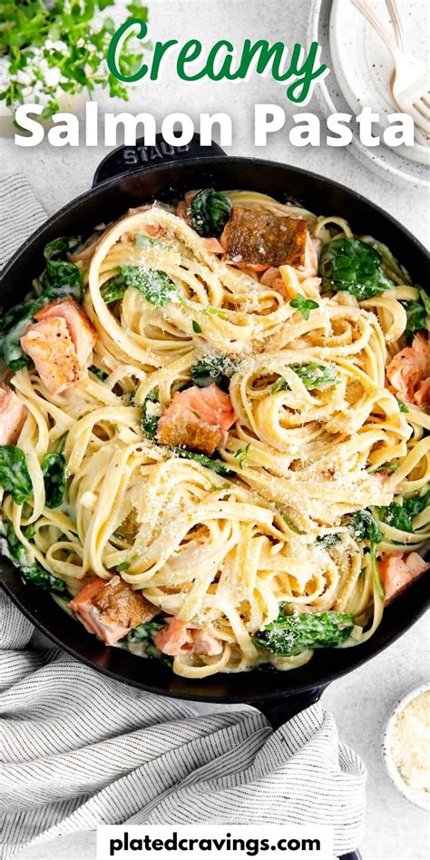 creamy-salmon-pasta-plated-cravings image
