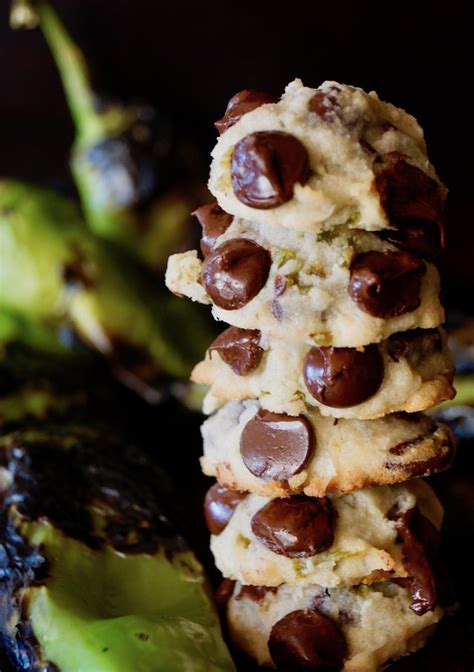 hatch-chile-cookies-with-chocolate-cooking-on-the image