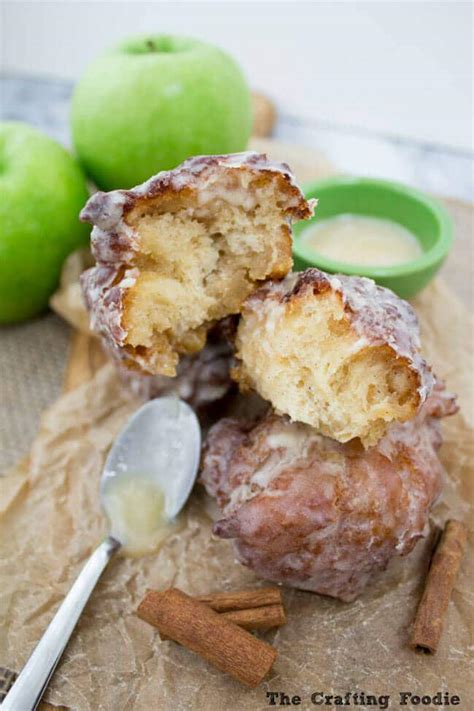 apple-fritter-doughnuts-with-vanilla-bean-glaze image