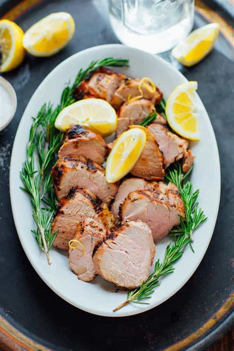 grilled-lemon-garlic-marinated-pork-tenderloin-healthy image