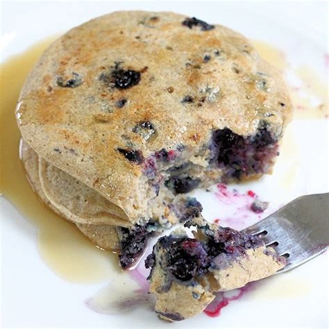 blueberry-oatmeal-pancakes-healthy-oatmeal-pancake image