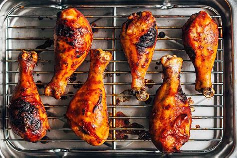 baked-bbq-chicken-drumsticks-in-oven-recipe-simply image