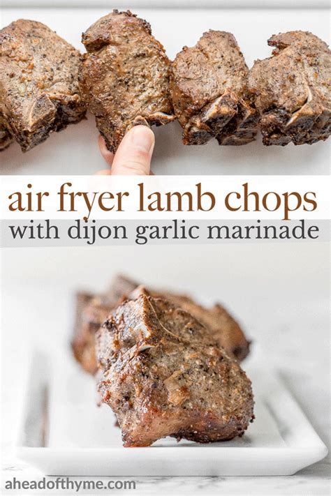 easy-air-fryer-lamb-chops-with-dijon-garlic-marinade image