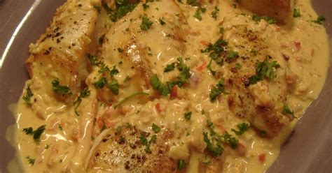 grilled-chicken-breast-with-creamy-red-pepper-sauce image