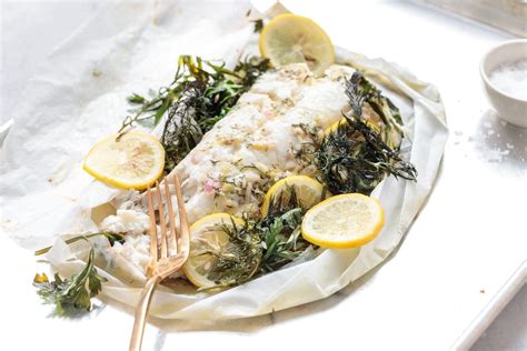 fish-en-papillote-with-fresh-herbs-and-lemon image