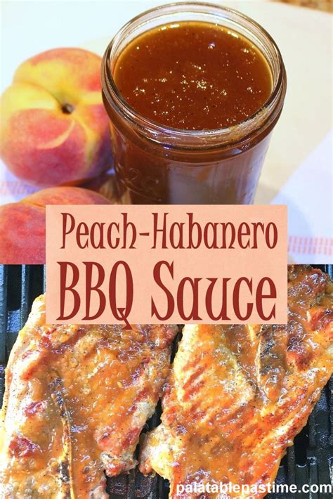 peach-habanero-barbecue-sauce-palatable-pastime image
