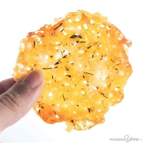 baked-cheddar-parmesan-cheese-crisps-wholesome image
