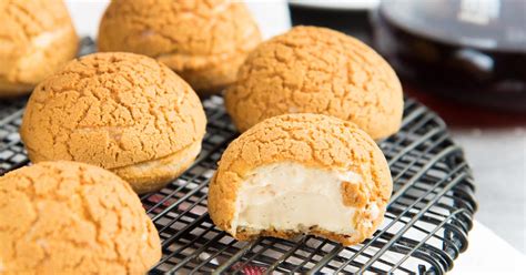 choux-au-craquelin-with-salted-caramel-cream-the image