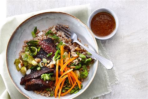 beef-farro-bowls-canadian-living image