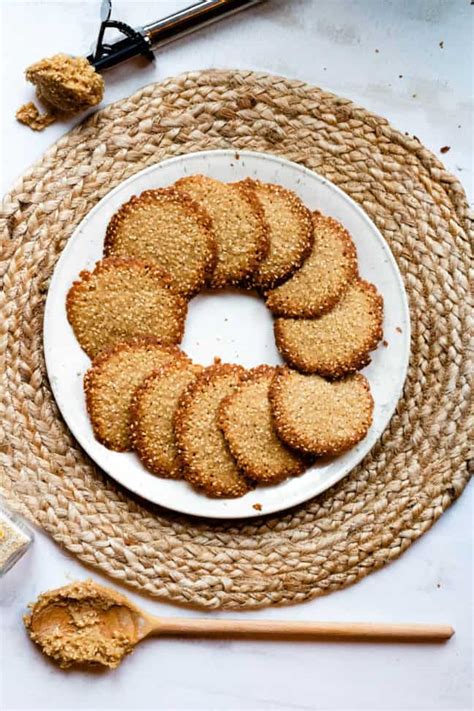 benne-wafers-recipe-sesame-seed-cookies-the image