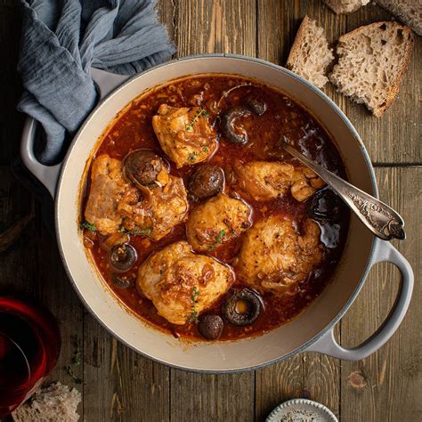 vinegar-braised-chicken-with-mushrooms-cherry image