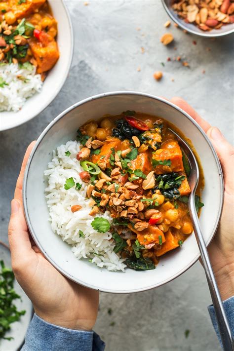 vegan-peanut-curry-with-sweet-potato-lazy-cat-kitchen image