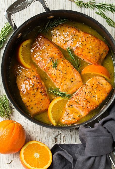 orange-glazed-salmon-recipe-with-rosemary-cooking image