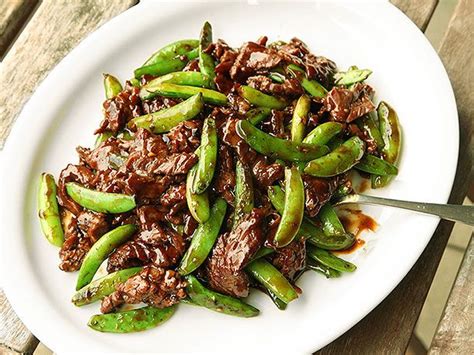 stir-fried-beef-with-snap-peas-and-oyster-sauce image