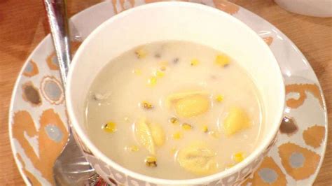 tortellini-corn-chowder-recipe-rachael-ray-show image