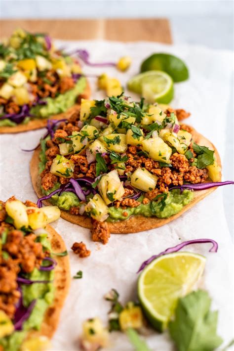 chipotle-chicken-tostadas-with-pineapple-salsa image