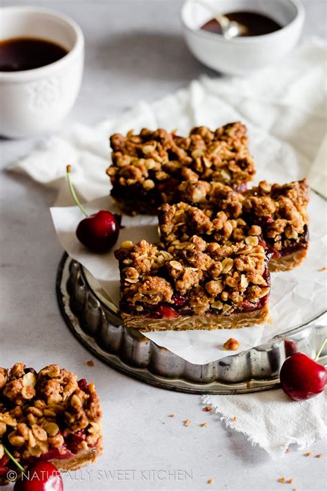 cherry-crumble-bars-recipe-refined-sugar-free image