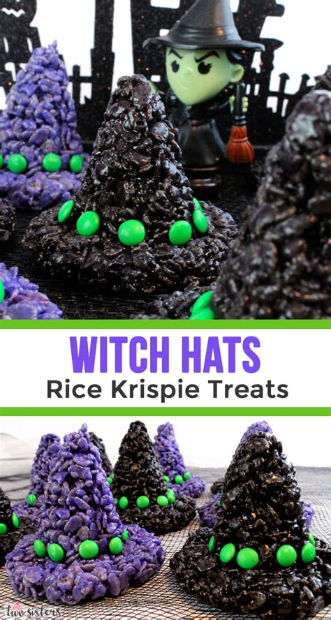 witch-hats-rice-krispie-treats-two-sisters image