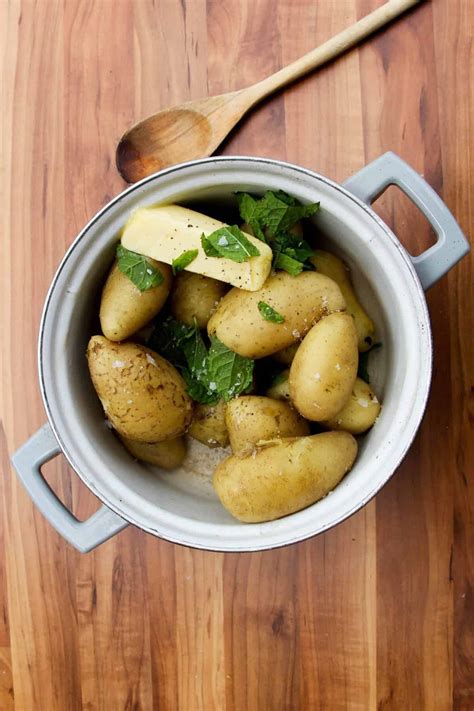 nannas-minted-new-potatoes-braised-deglazed image
