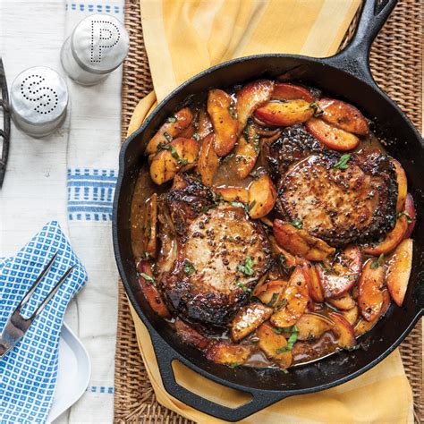 bourbon-pork-chops-with-grilled-peaches-taste-of image