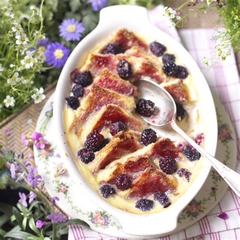 summery-berry-bread-and-butter-pudding-woman image