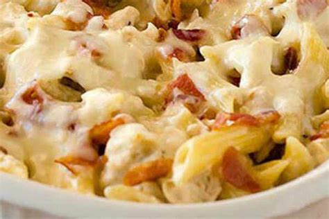 chicken-bacon-ranch-baked-penne-recipe-thrifty image