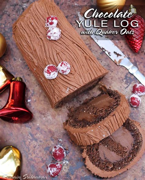 chocolate-yule-log-with-rolled-oats-savory-spin image