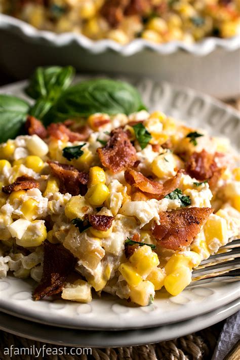 corn-and-bacon-casserole-a-family-feast image